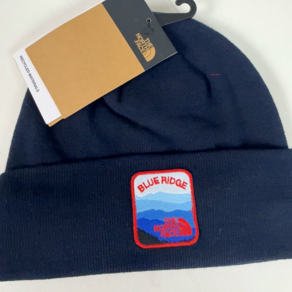 TNF North Face Earthscape Embroidered Patch Beanies set of 3 New NwT Mountains - Picture 5 of 10
